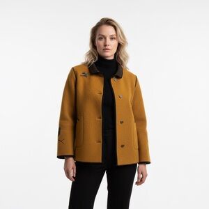 EPSILON CANADA Boiled Wool Jacket Trachten Coat Extra Large Women's